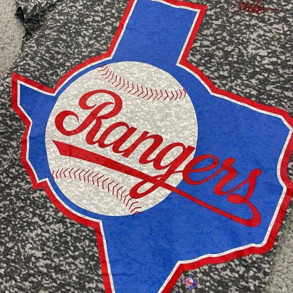 Nike Texas Rangers‎ Women’s Medium Short Sleeve MLB T-shirt Grey - Picture 3 of 10